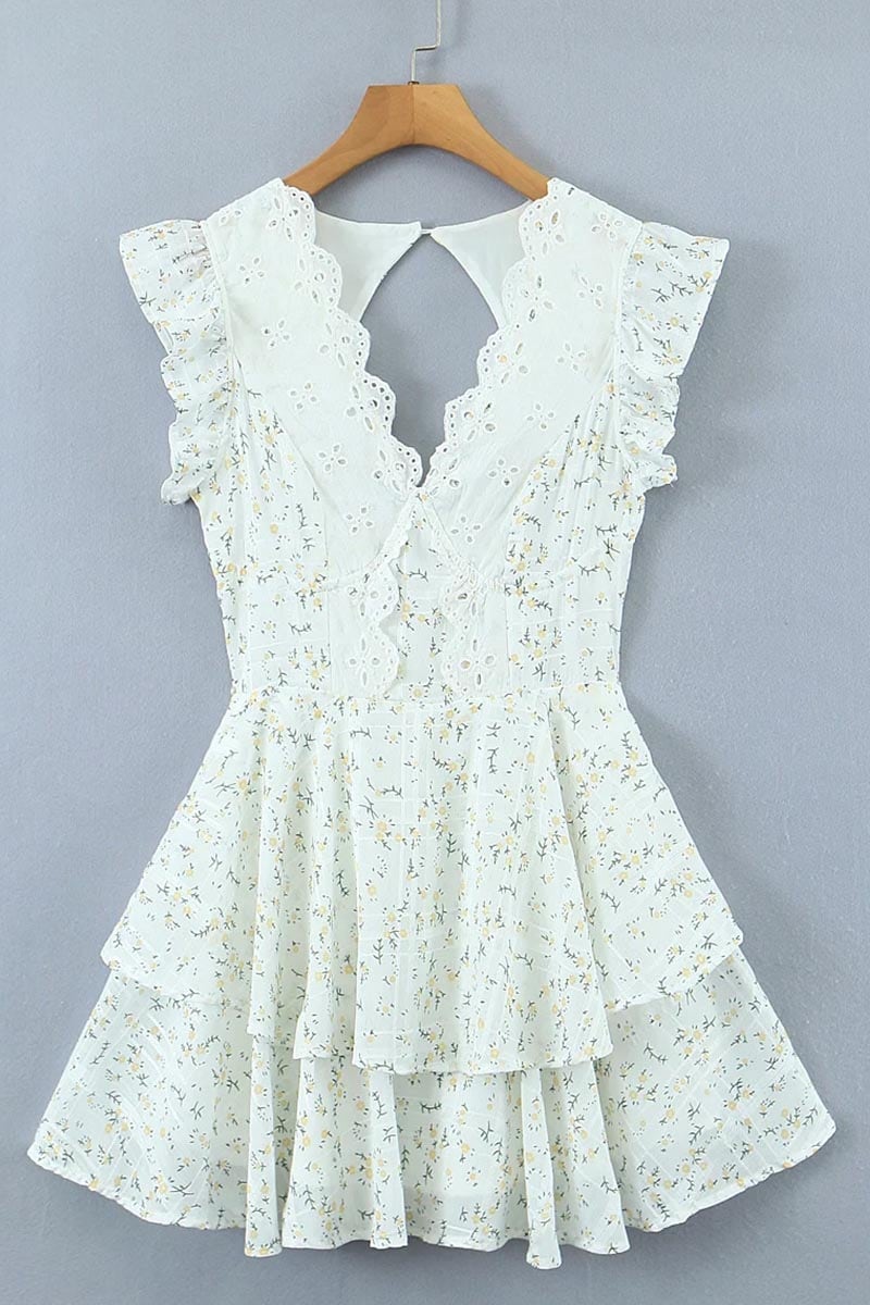 Adorable Radiance Ditsy Floral Mini Dress | Jewelclues