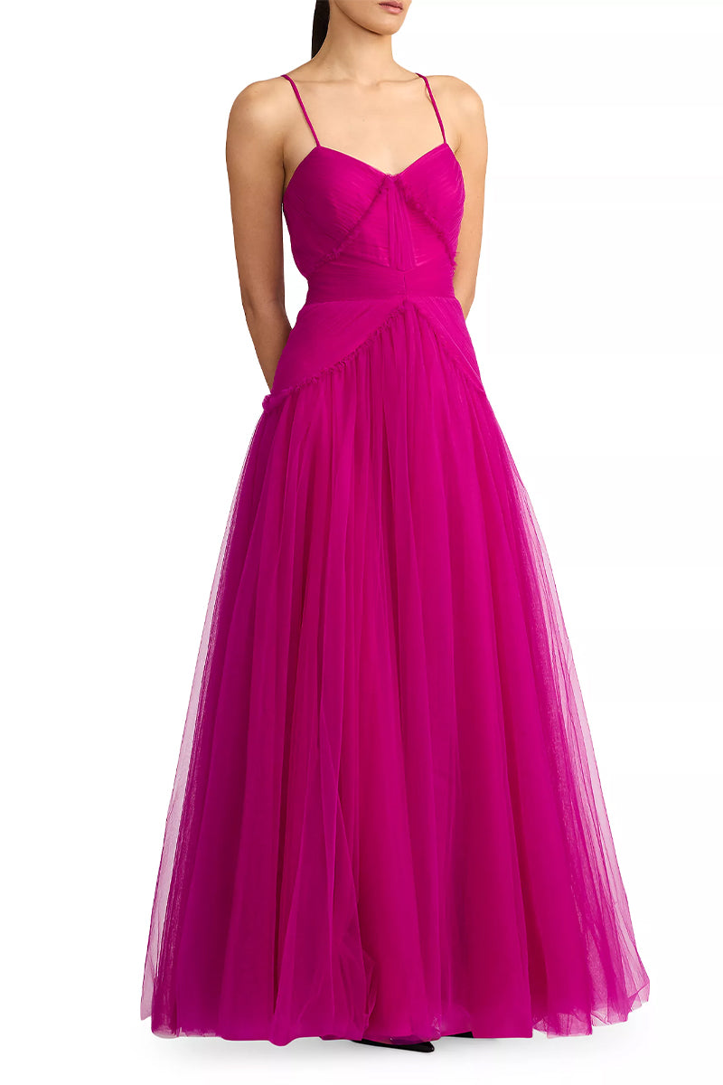 Avianna Tulle Maxi Dress | Jewelclues