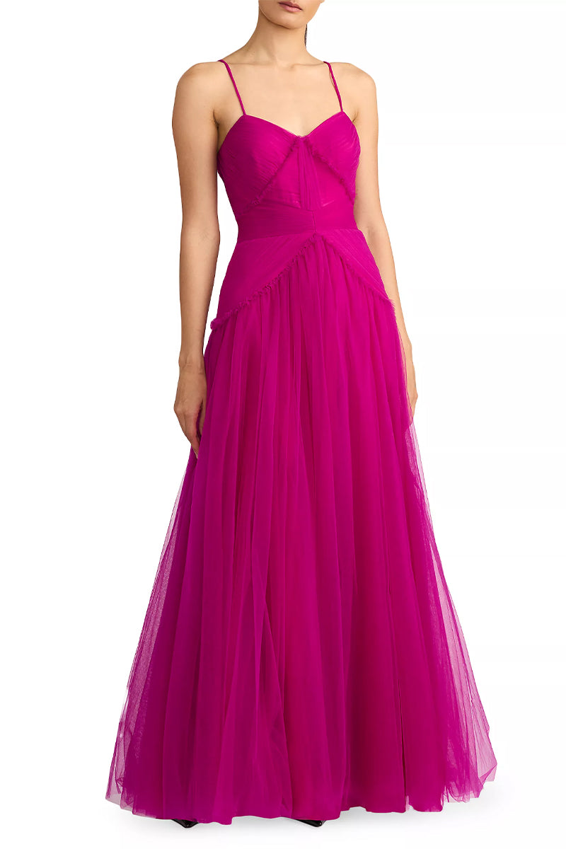 Avianna Tulle Maxi Dress | Jewelclues | Jewelclues