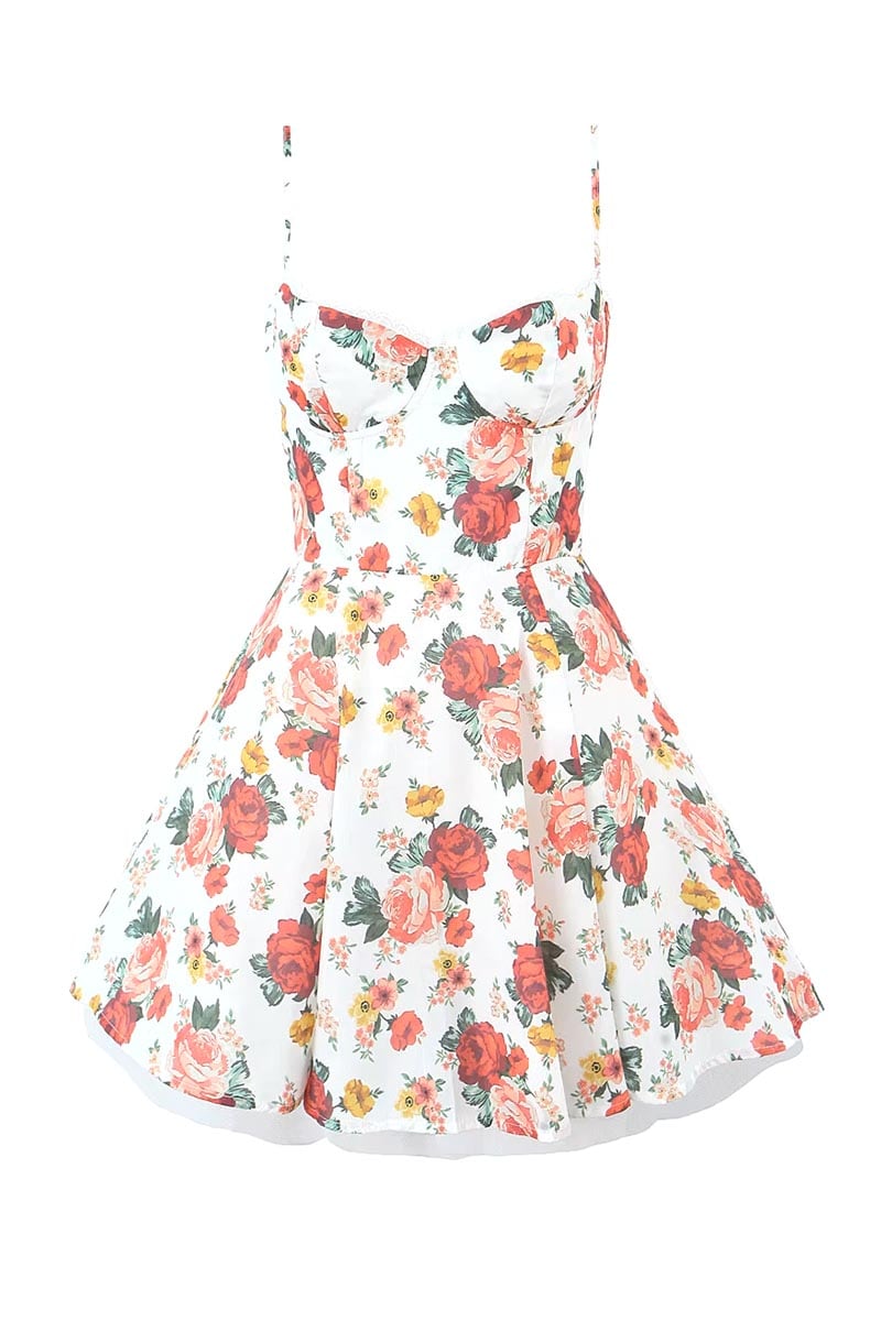 Blooming Love Floral Print Mini Dress | Jewelclues