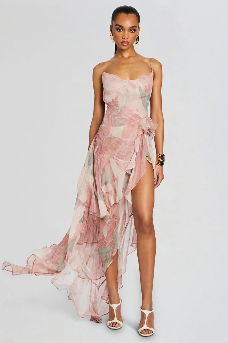 Divine Allure Floral Print Maxi Dress | Jewelclues