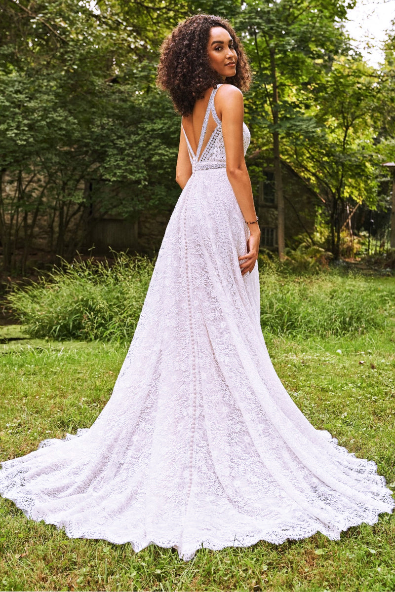 Enchanting Eternity Lace A Line Wedding Dress