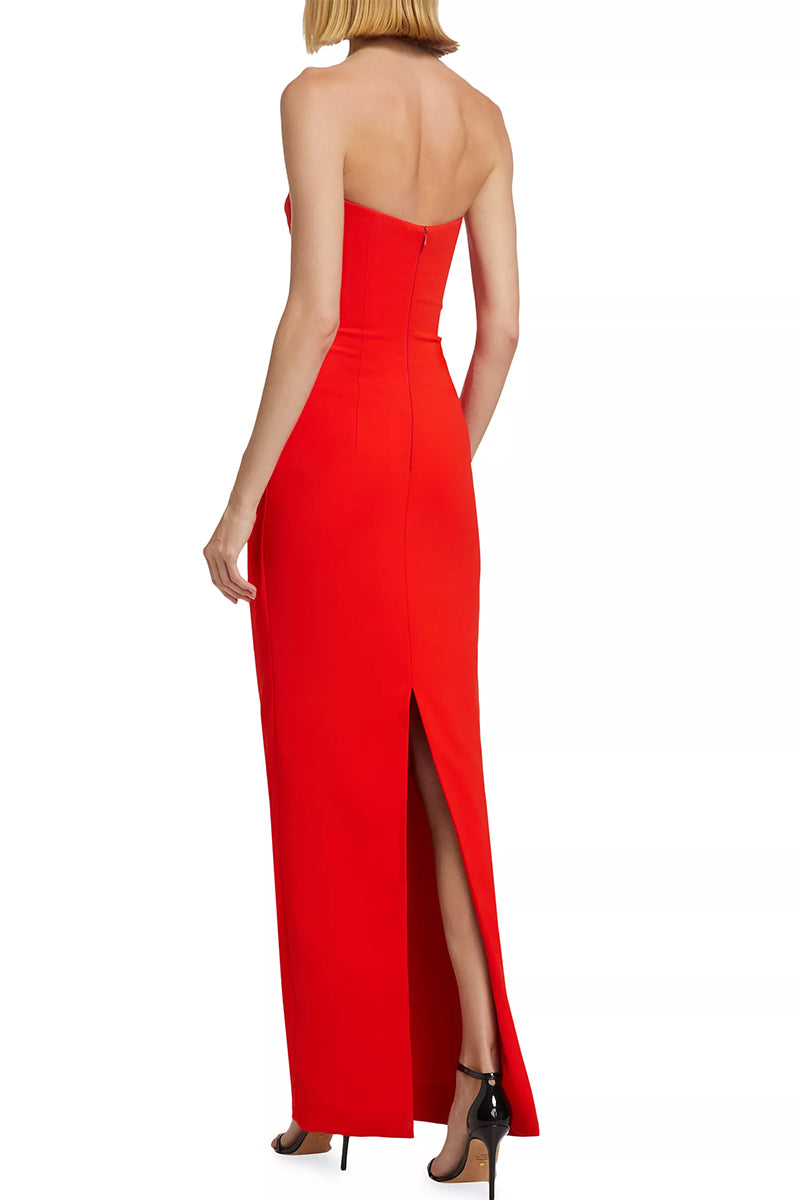 Evelyn Strapless Maxi Dress | Jewelclues