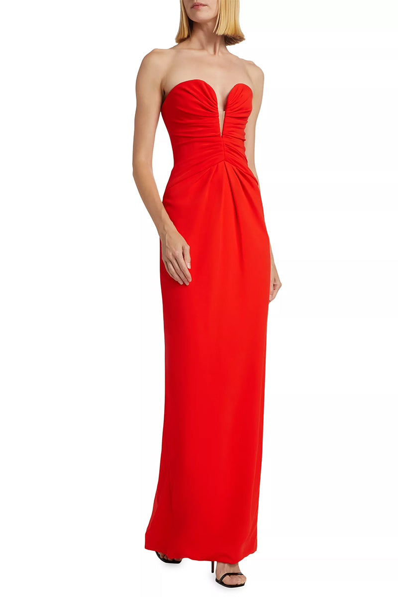 Evelyn Strapless Maxi Dress | Jewelclues