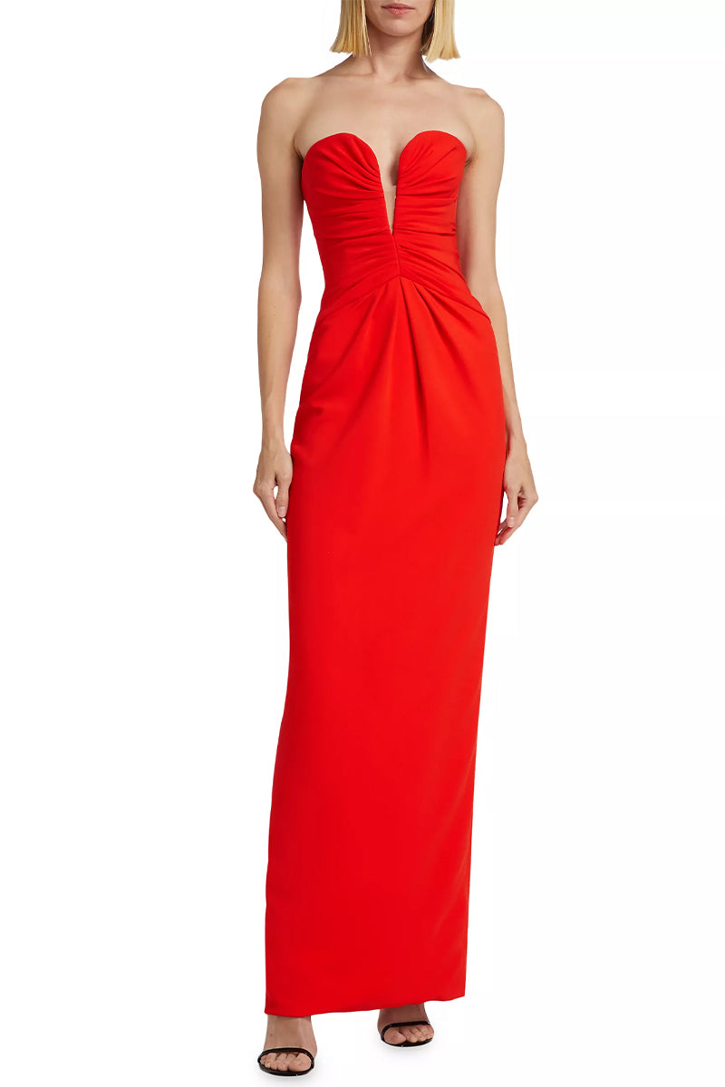 Evelyn Strapless Maxi Dress | Jewelclues