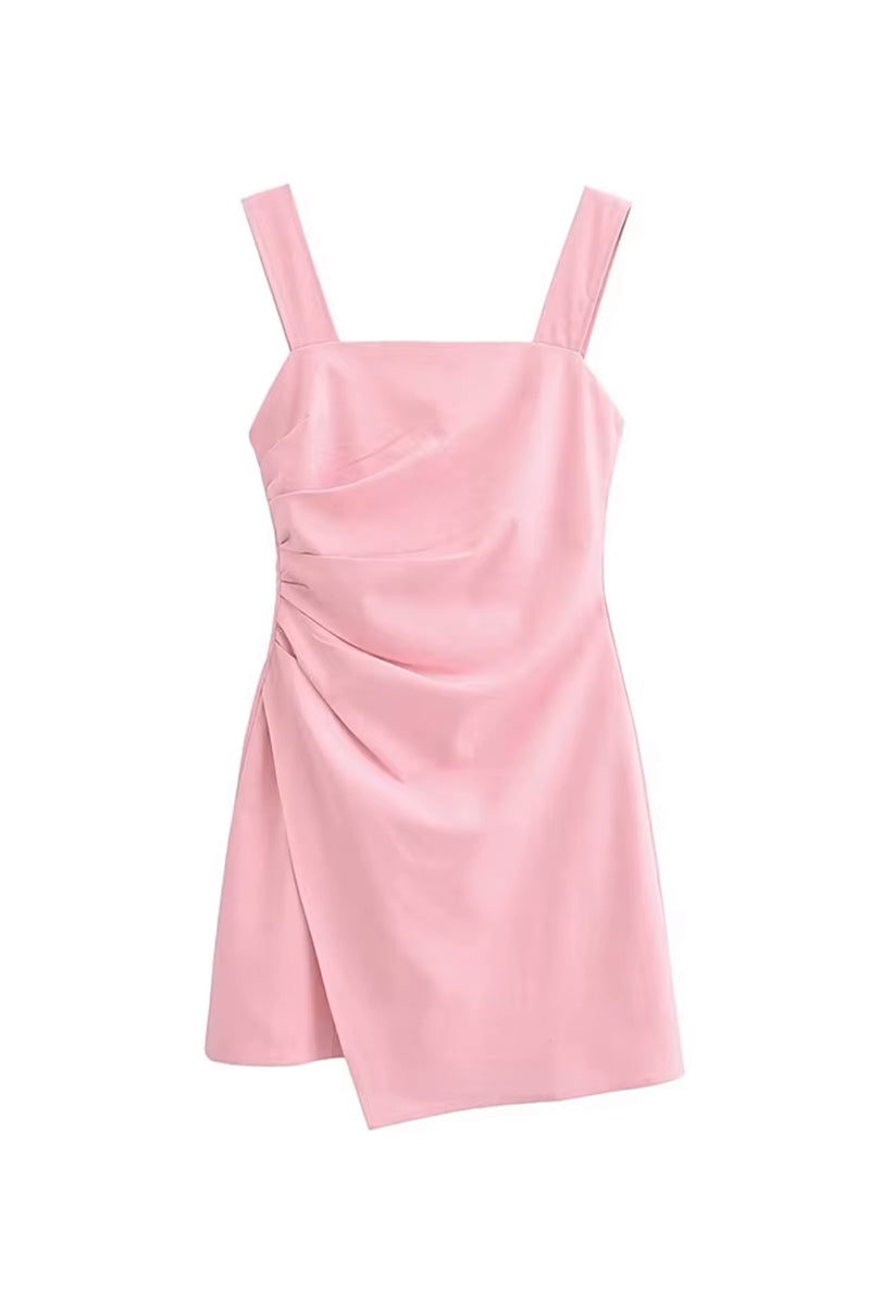 Everyday Sensation Square Neck Mini Dress | Jewelclues #color_pink