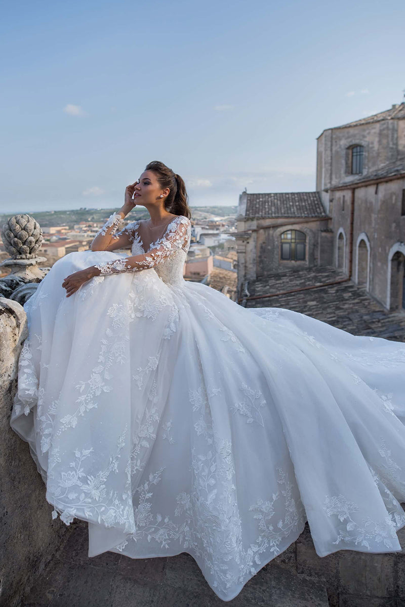 Romantic Ball Gown Wedding Dresses