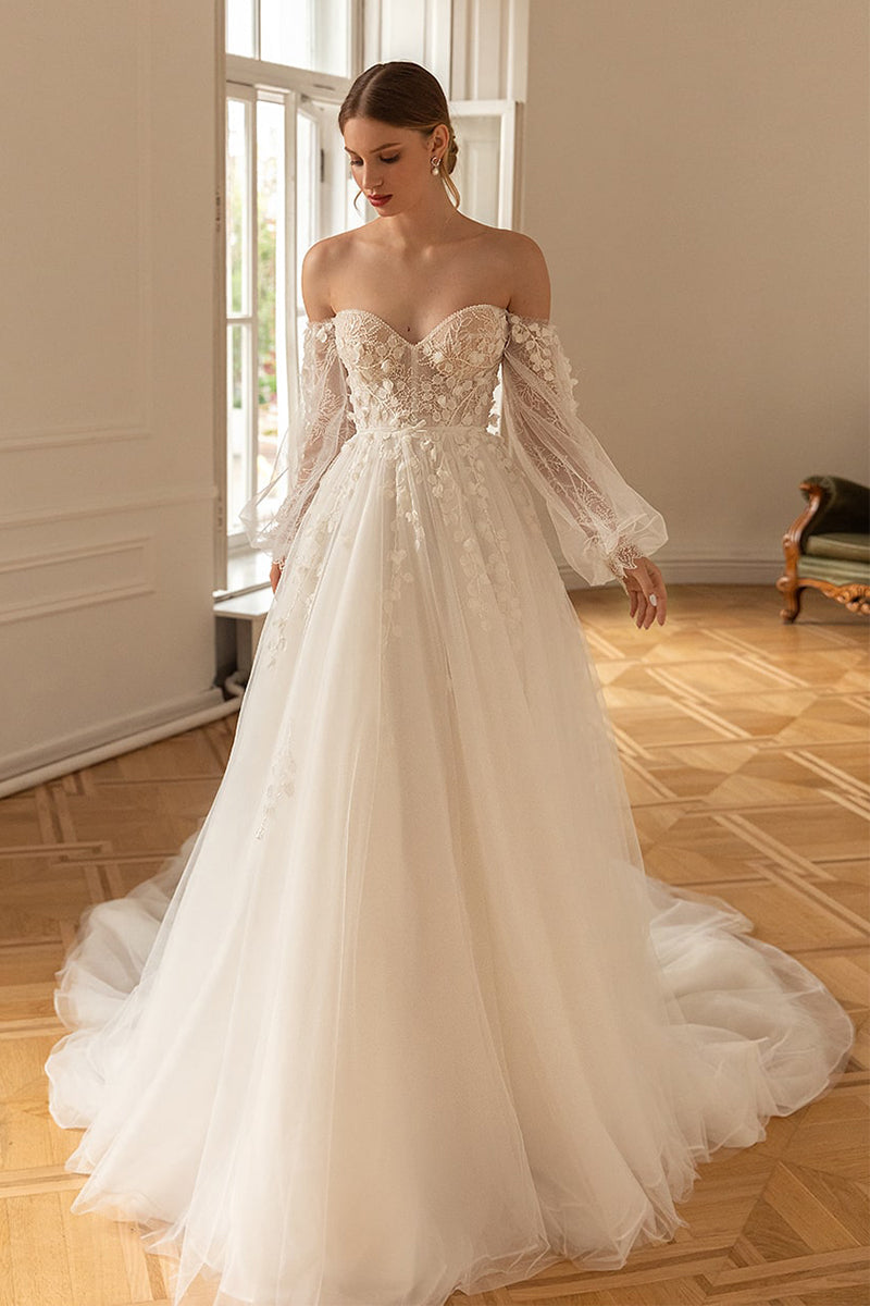 Julian Strapless A-line Wedding Dress | Jewelclues