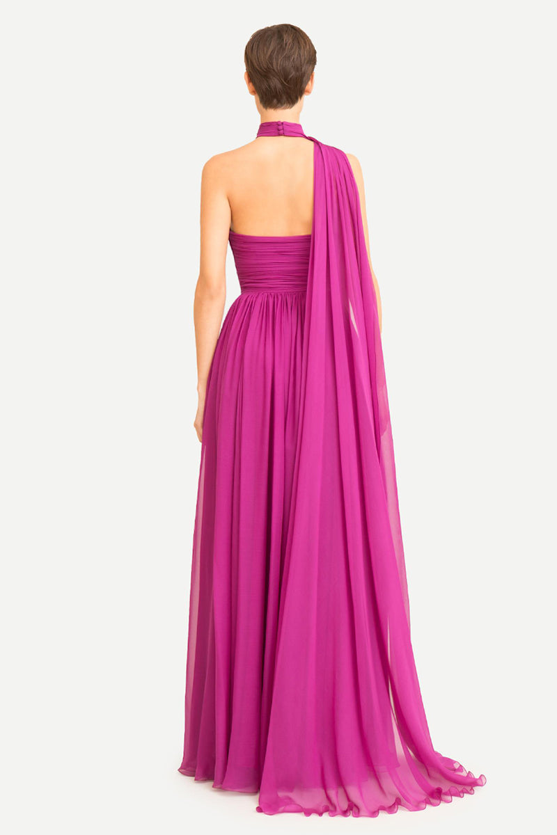 Lombardy Chiffon Maxi Dress | Jewelclues