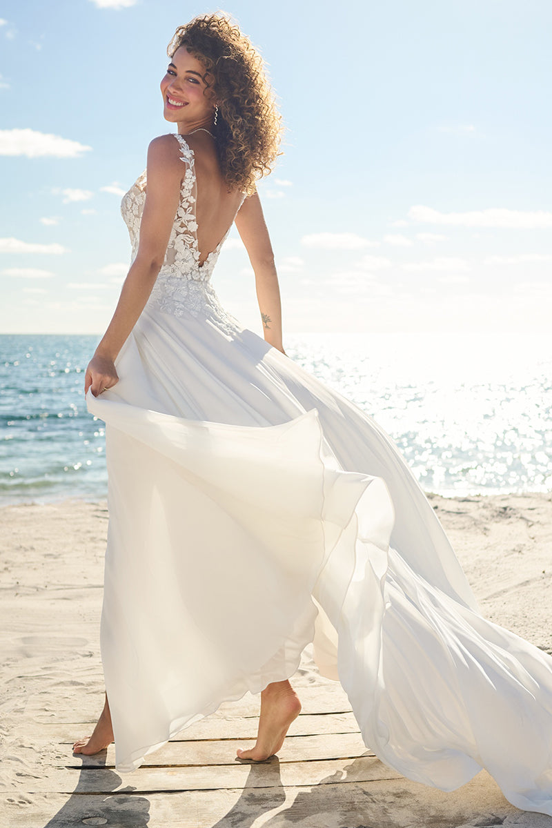 Sacred Promise Chiffon Wedding Dress | Jewelclues