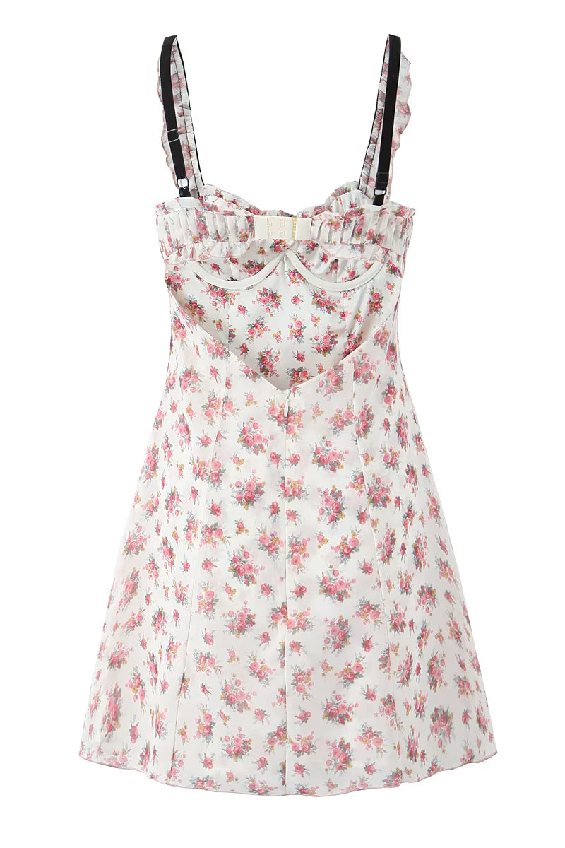 Stay Sultry Floral Print Mini Dress | Jewelclues