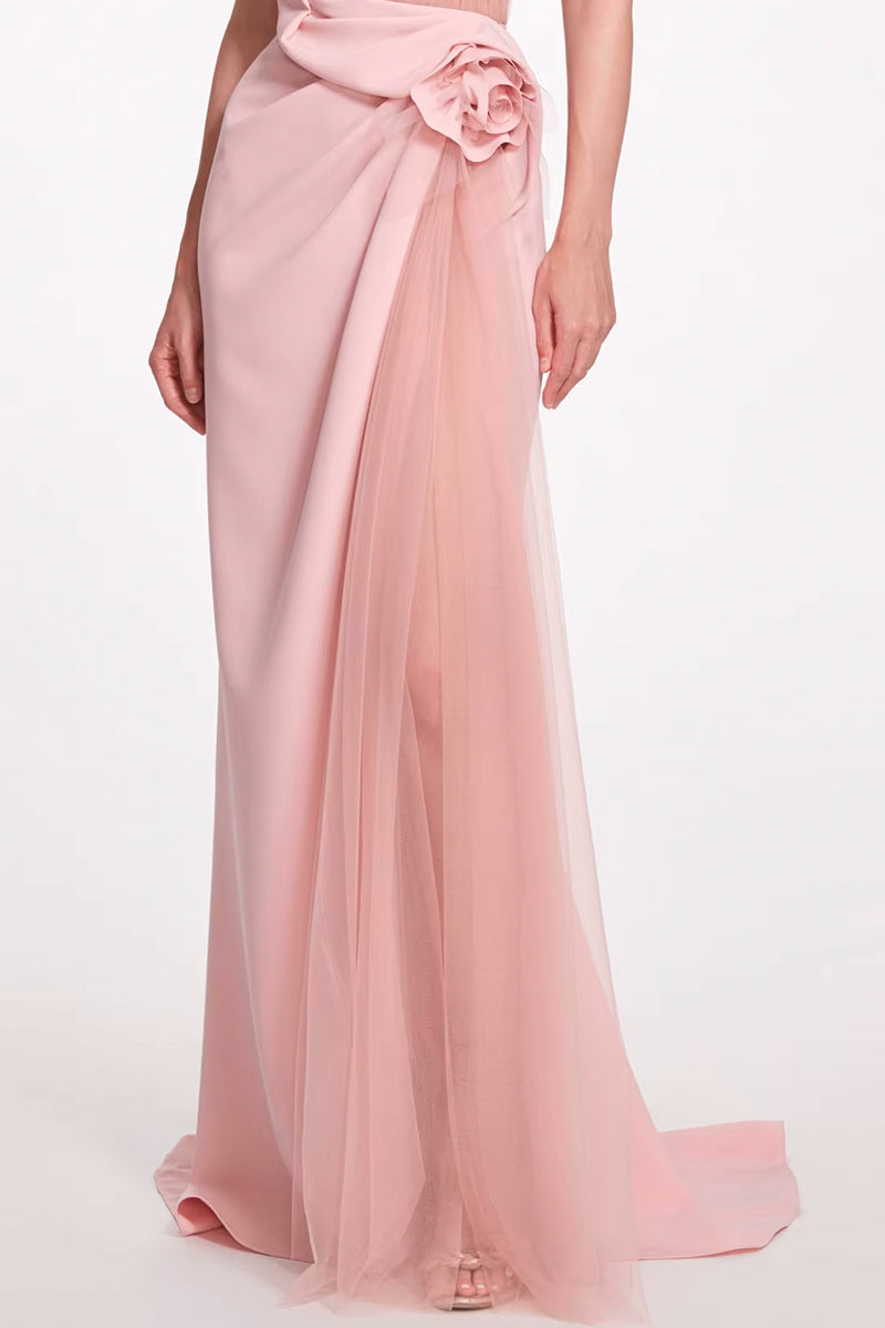 Stolen Heart Pink Halter Maxi Dress | Jewelclues