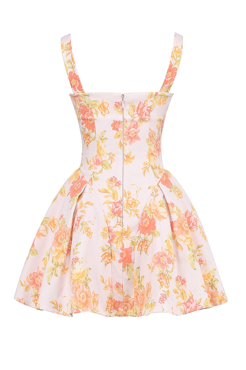 Stunning Love Floral Print Mini Dress | Jewelclues