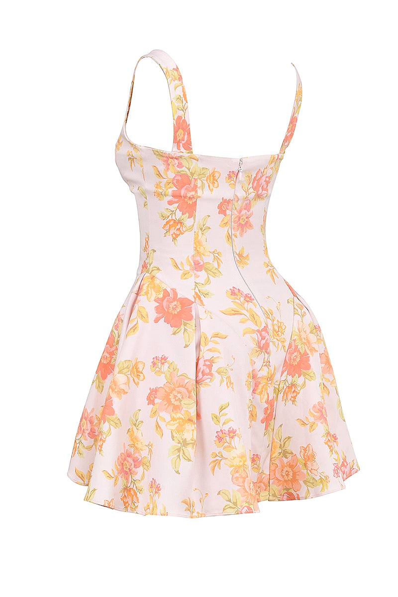 Stunning Love Floral Print Mini Dress | Jewelclues