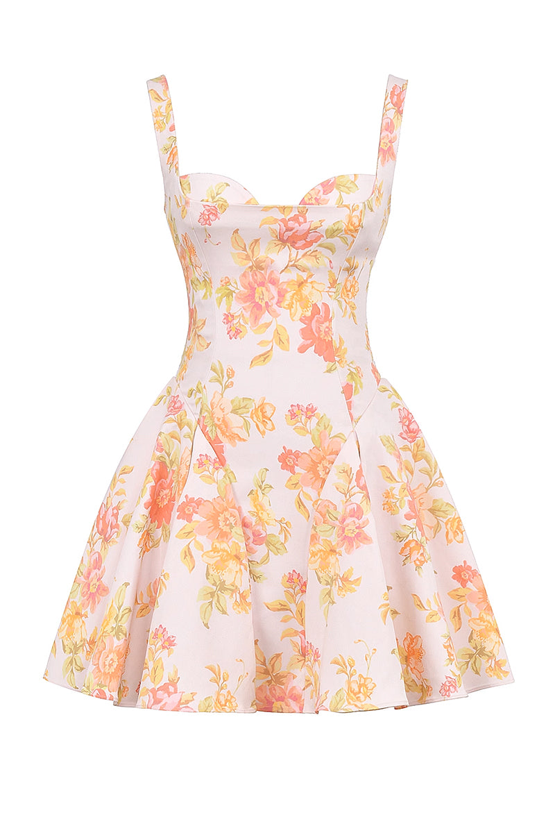 Stunning Love Floral Print Mini Dress | Jewelclues