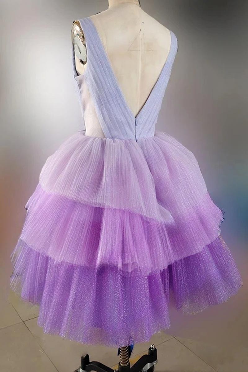 Tay & Swiftie Purple Love Mini Dress | Jewelclues