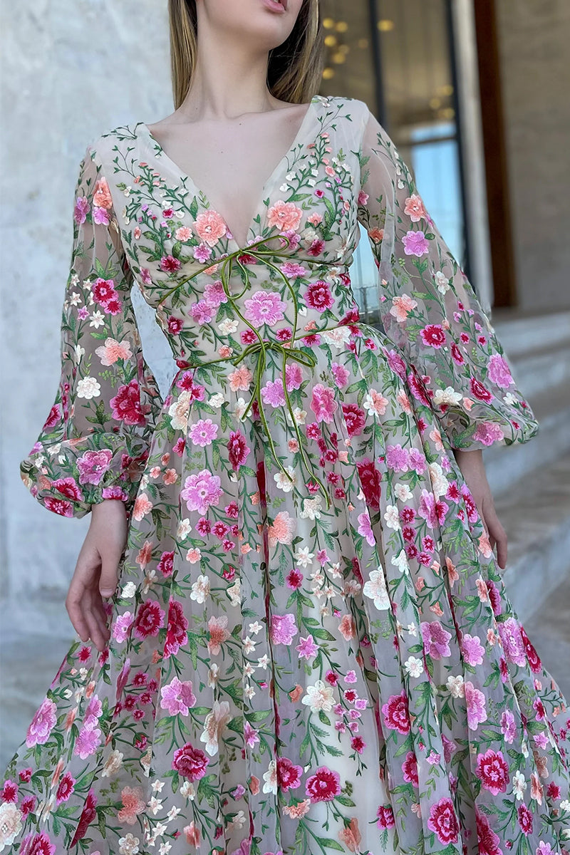 Wildflower print outlet dress