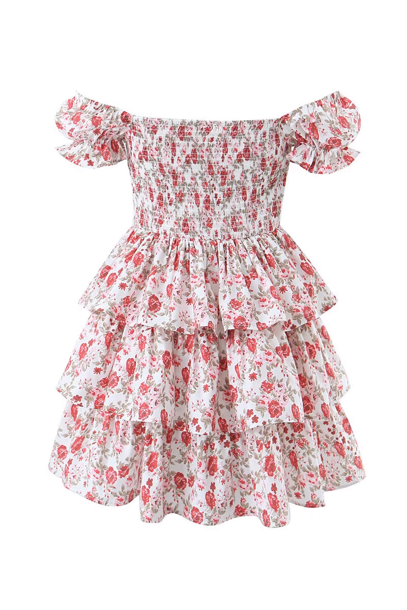 Woodbury Floral Print Mini Dress | Jewelclues