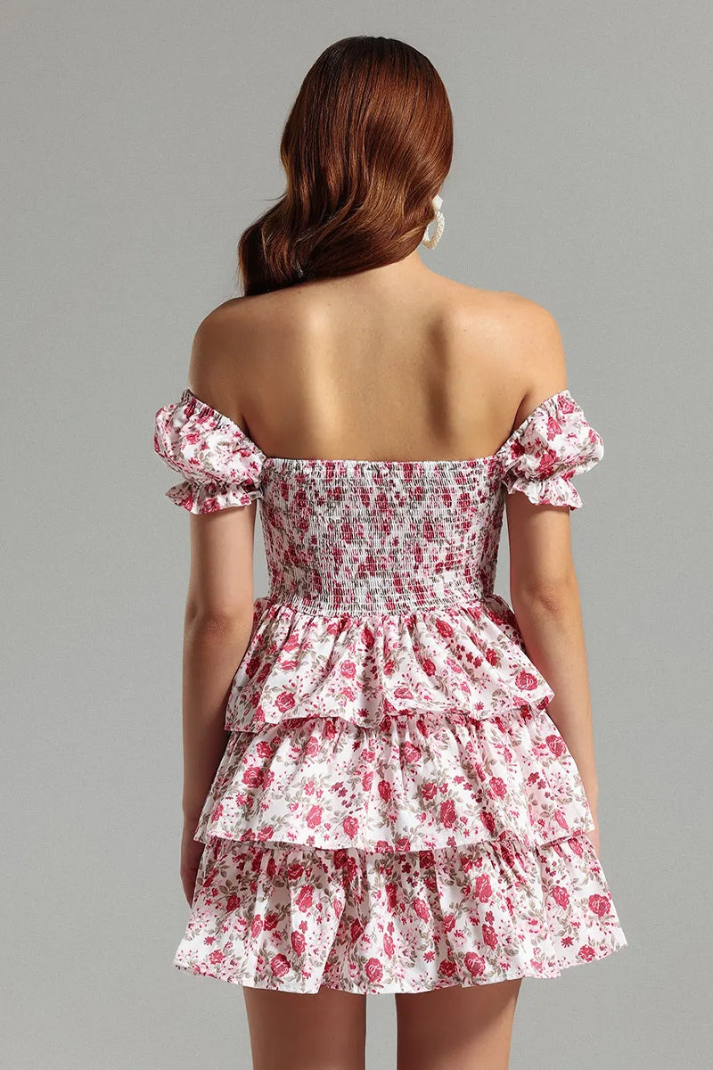 Woodbury Floral Print Mini Dress | Jewelclues