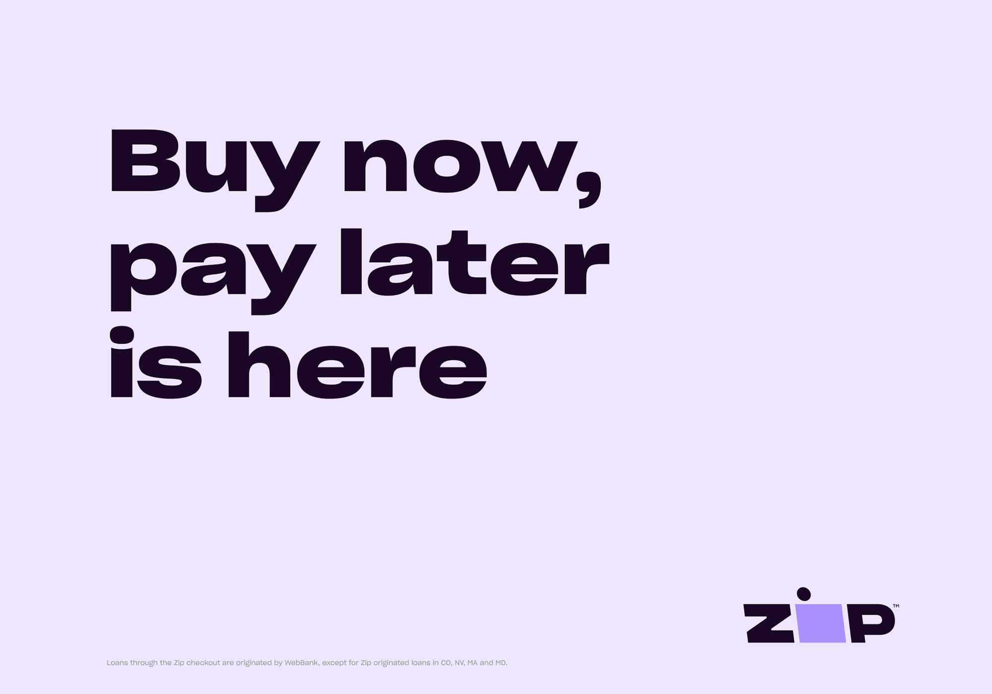 Buy Now Pay Later - Zip