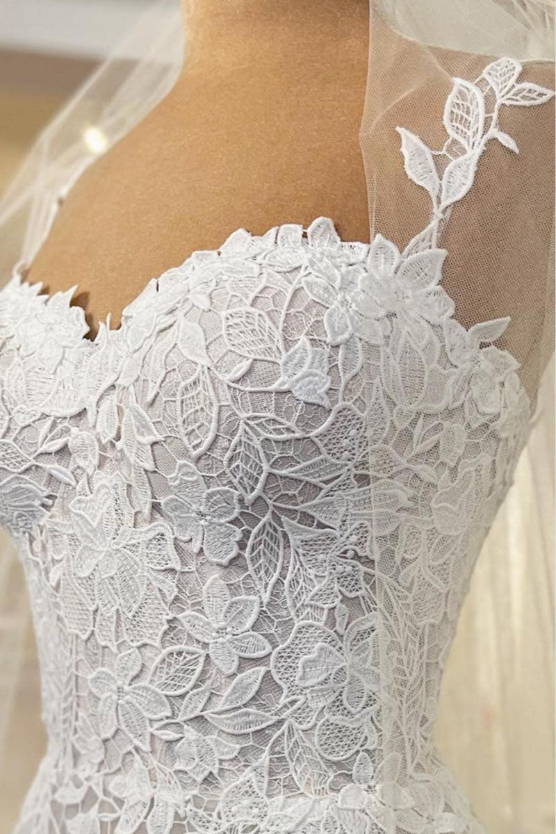 Guipure Lace Wedding Gown